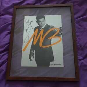 Michael Buble Signed with Love Framed Board Numbered 73/100 Montreal 8/5/10
